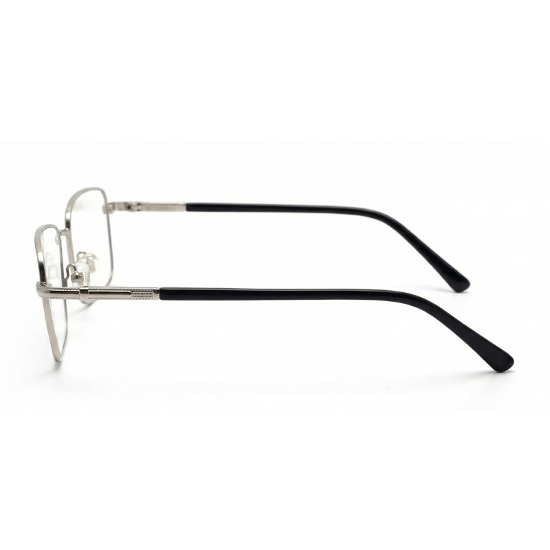 Square Silver Eyeglasses