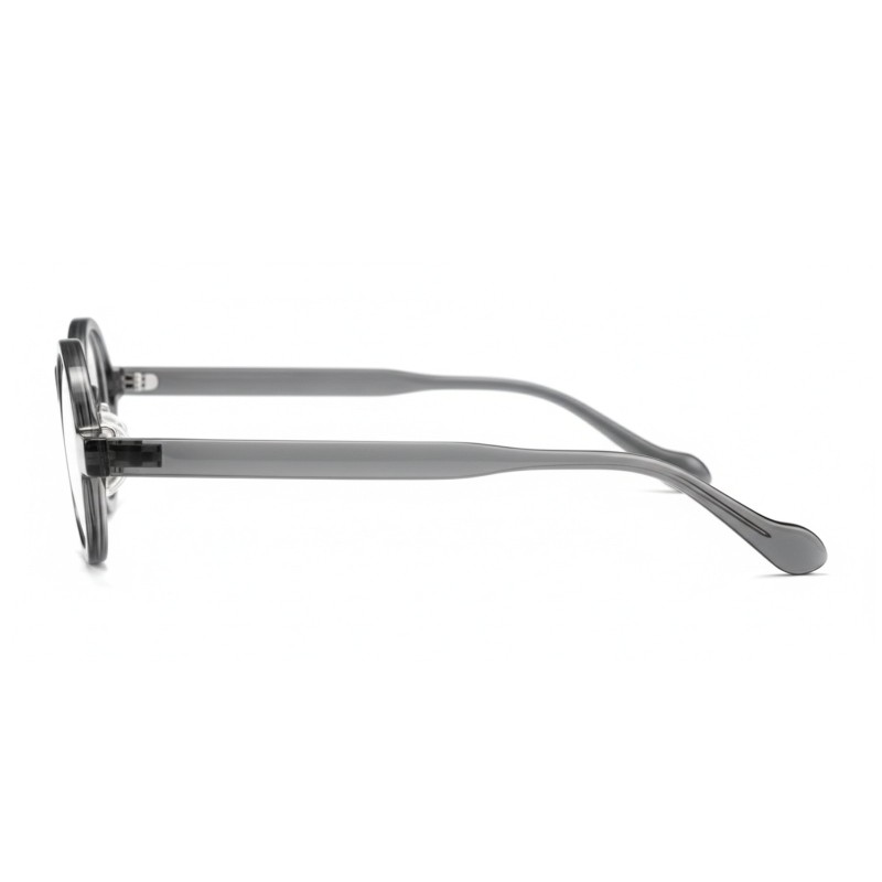 Square Gunmetal Eyeglasses