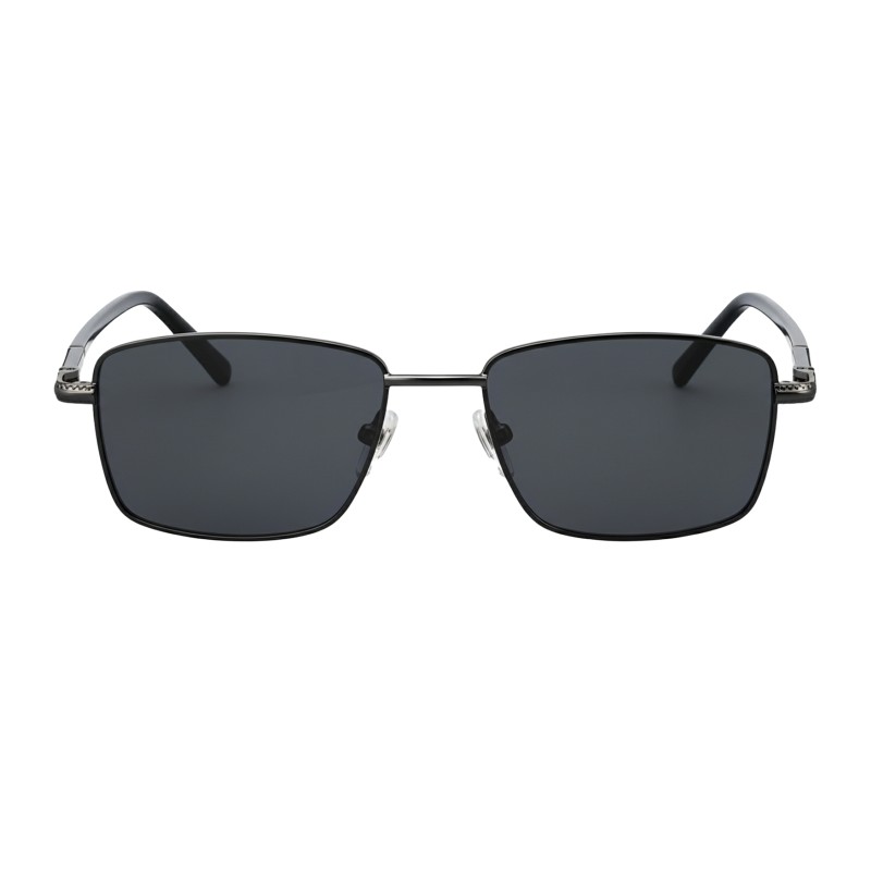 Square Gunmetal Eyeglasses