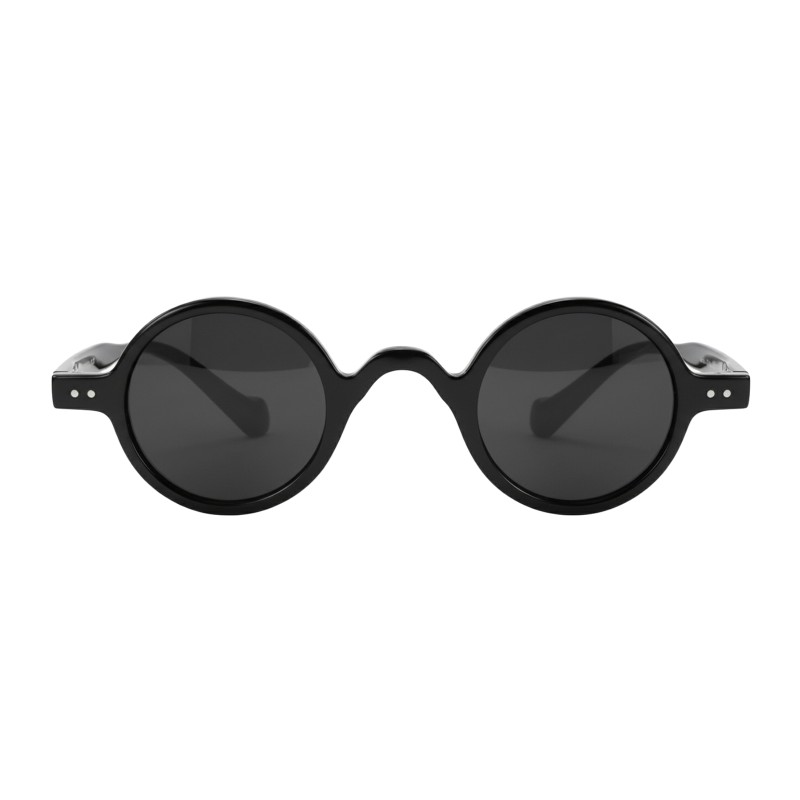 Round Black Eyeglasses