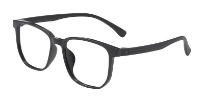 Square Black Eyeglasses