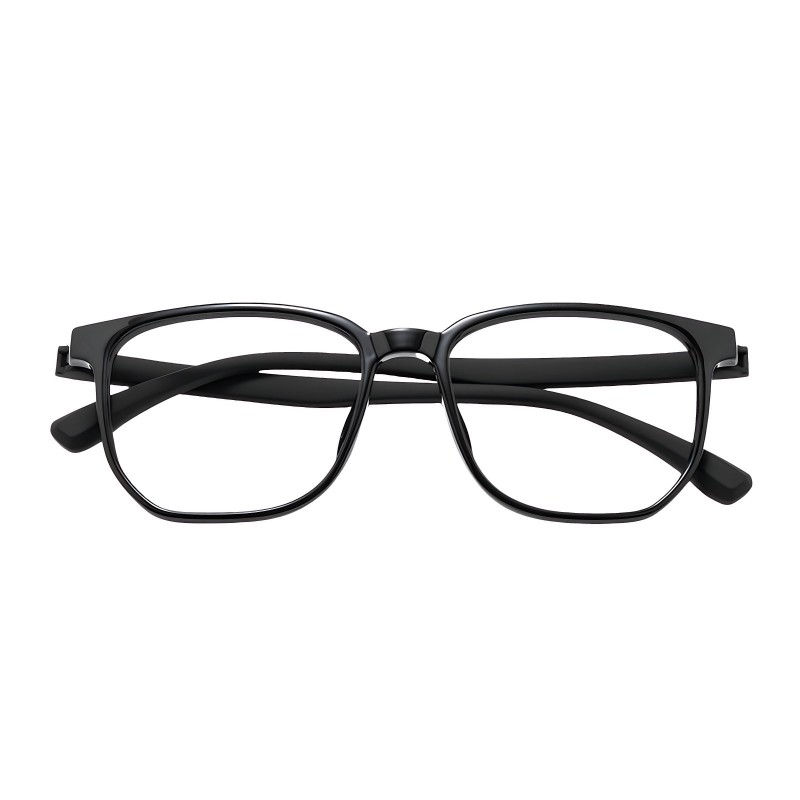 Square Black Eyeglasses