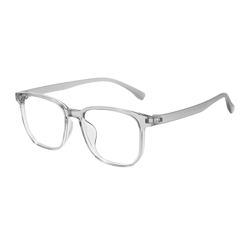 Square Gray Eyeglasses