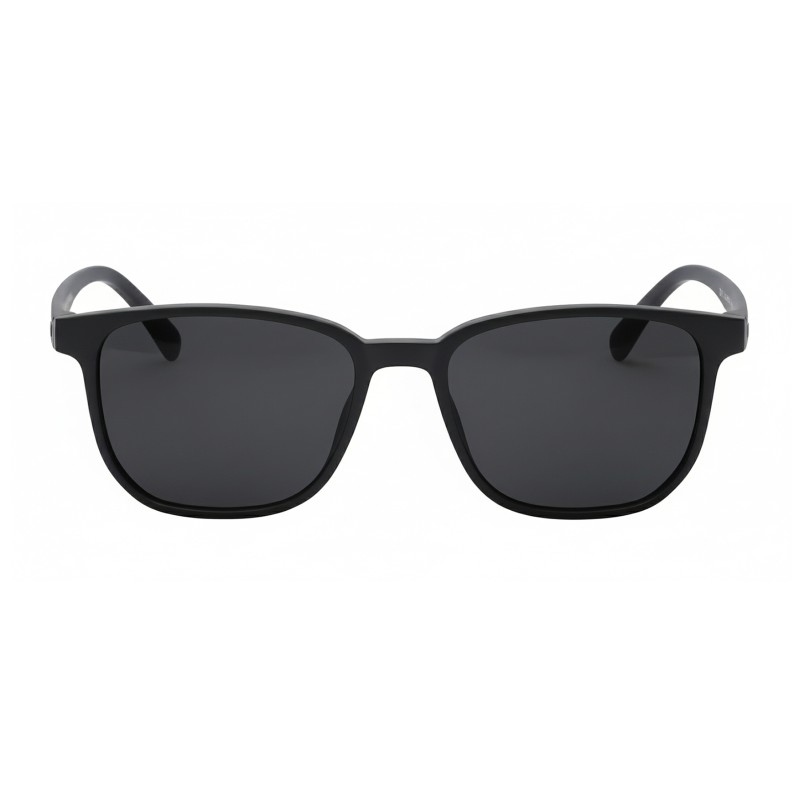 Square Matte-black Eyeglasses