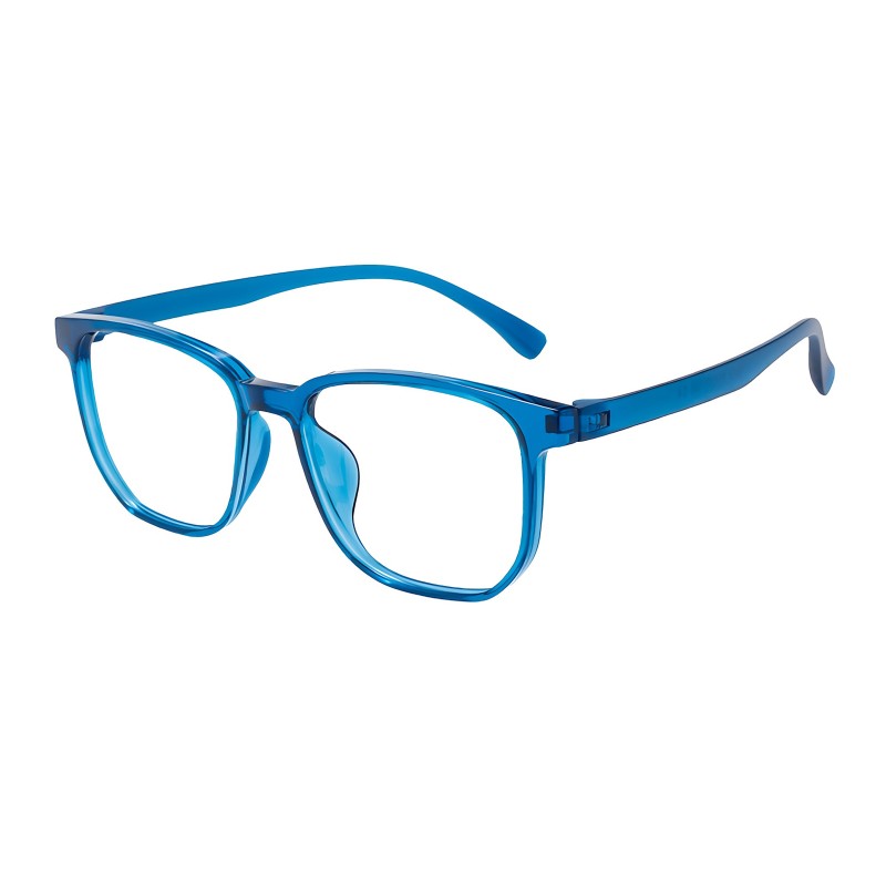 Square Blue Eyeglasses