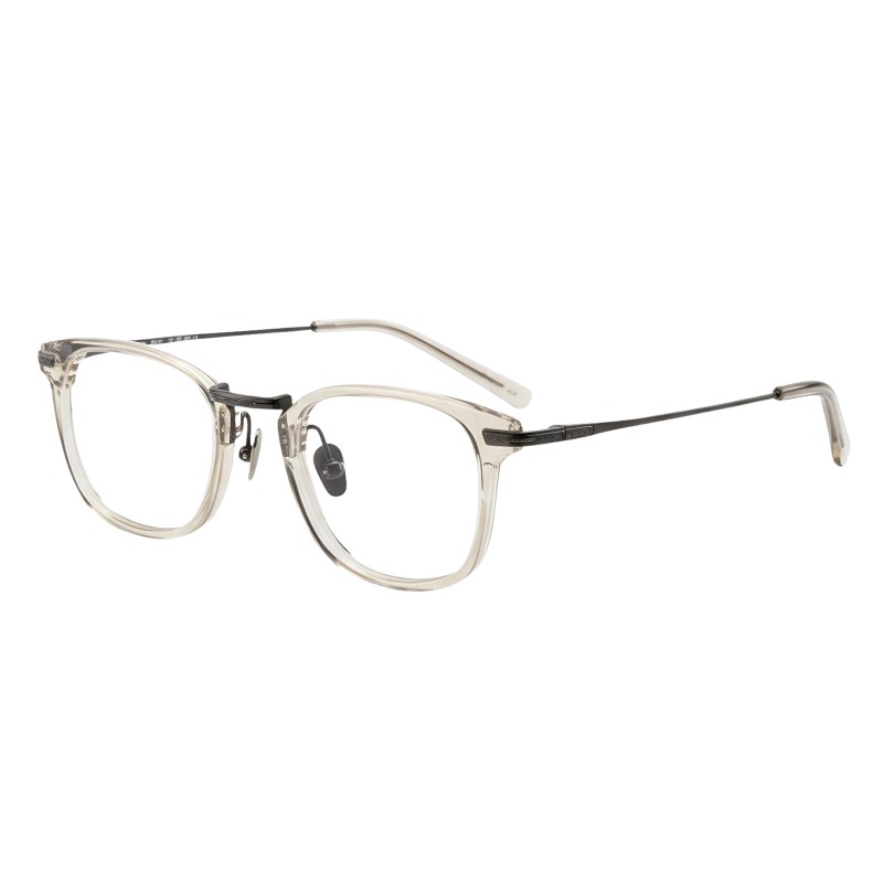 Square Gray Eyeglasses