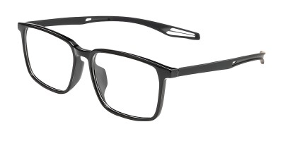 Square Black Eyeglasses