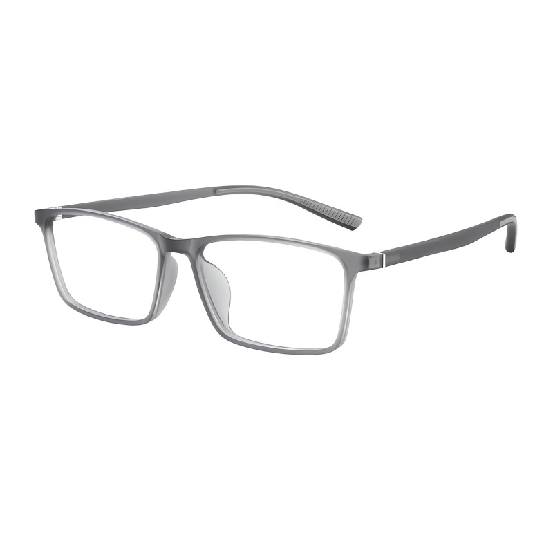 Rectangle Gray Eyeglasses