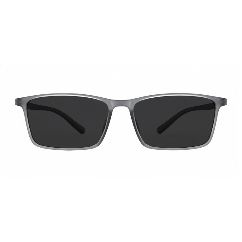 Rectangle Gray Eyeglasses