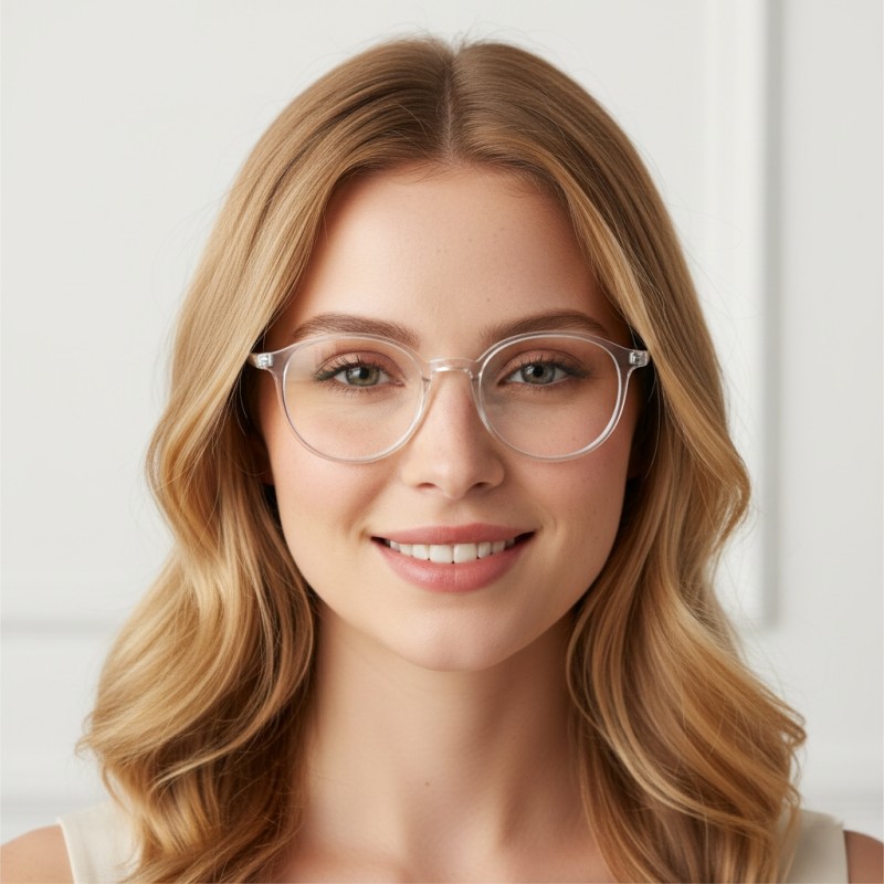 Round Clear Eyeglasses