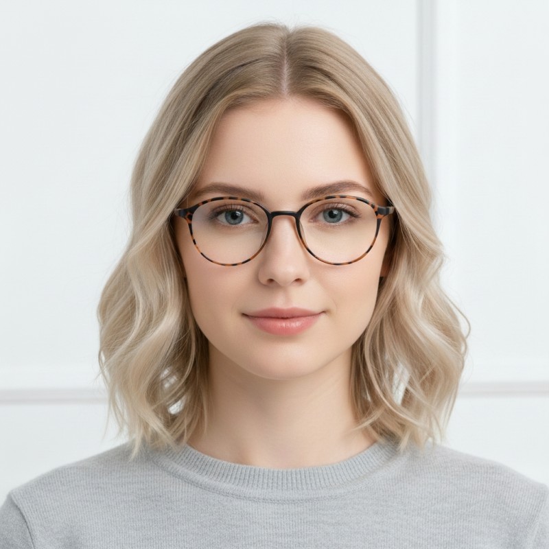 Round Tortoise Eyeglasses