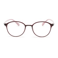 Round Red Eyeglasses