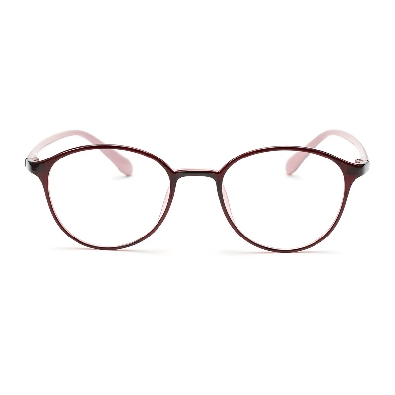 Round Red Eyeglasses