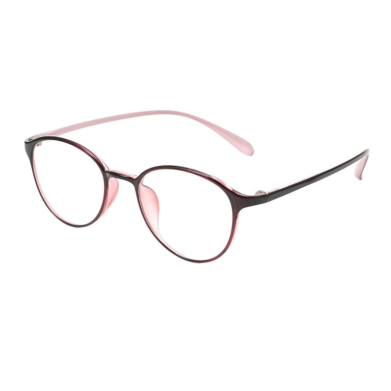 Round Red Eyeglasses
