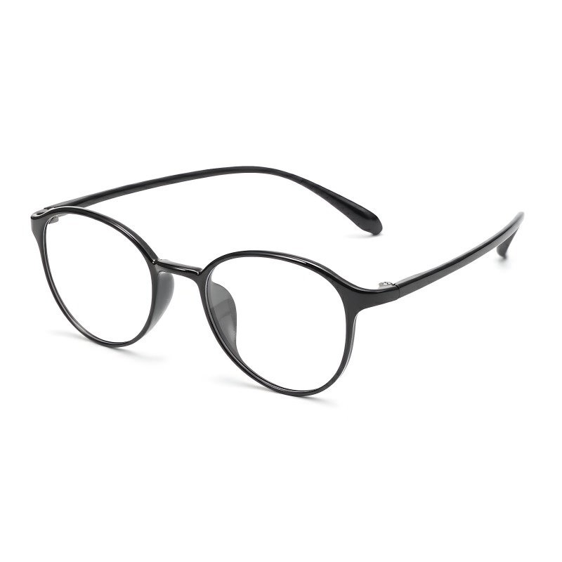 Round Black Eyeglasses