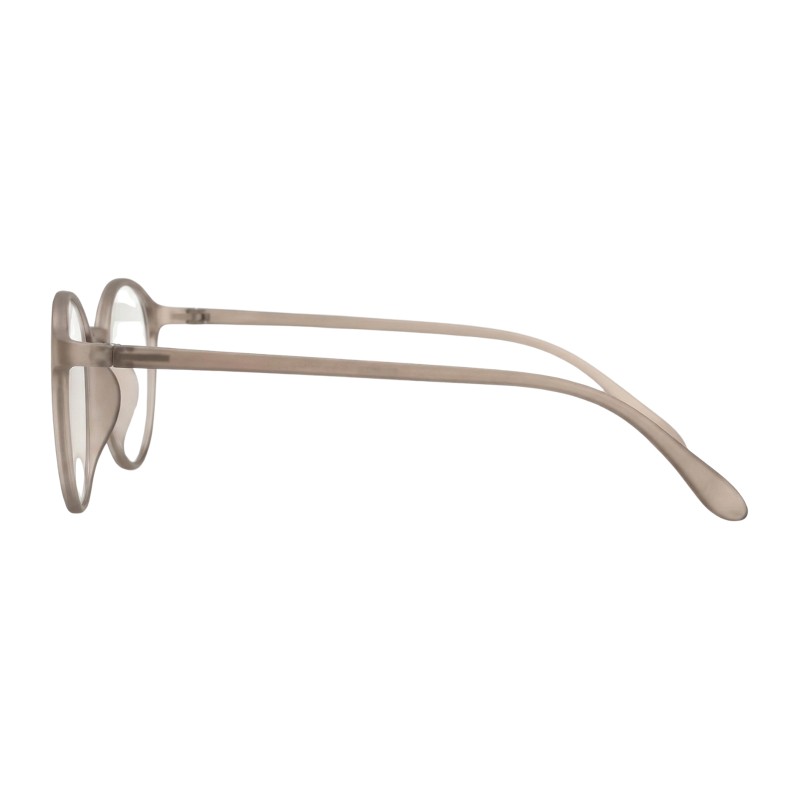 Round Light Mocha Eyeglasses