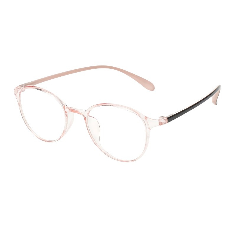 Round Pink Eyeglasses