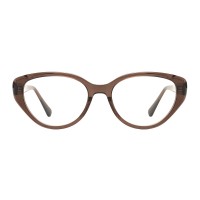Cat Eye Brown Eyeglasses