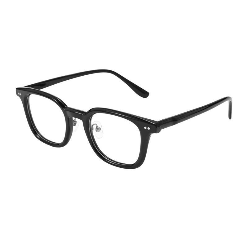 Square Black Eyeglasses