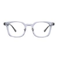 Square Blue Black Eyeglasses
