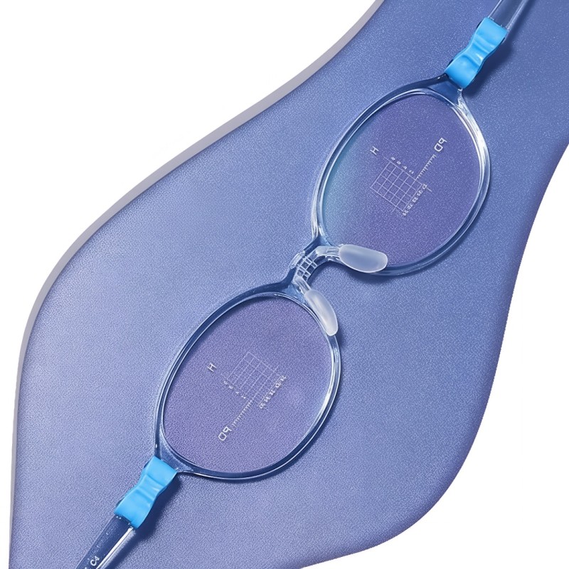 Rectangle Blue Eyeglasses