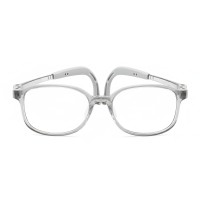 Rectangle Light Gray Eyeglasses