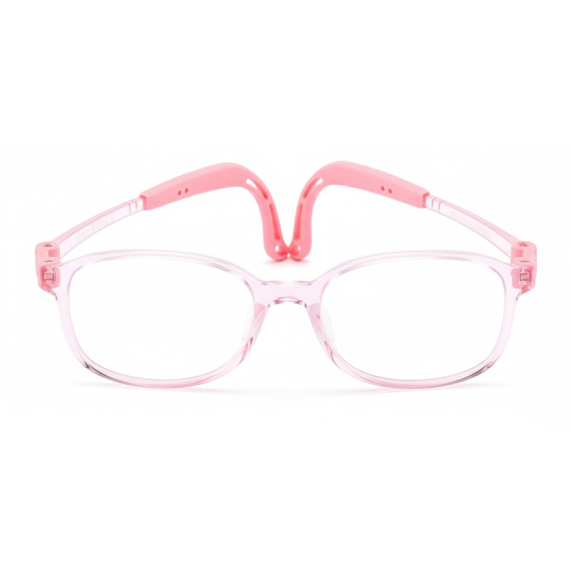 Rectangle Pink Eyeglasses