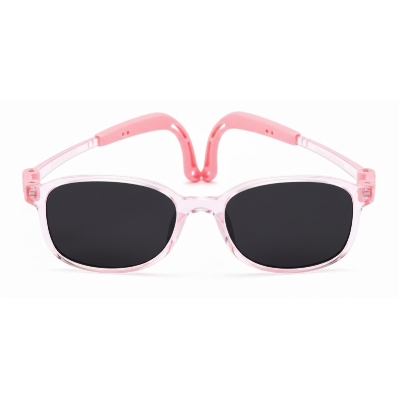 Rectangle Pink Eyeglasses