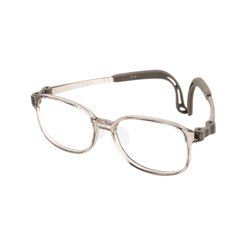 Rectangle Gray Eyeglasses