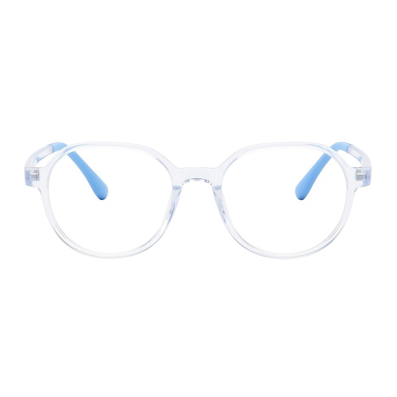 Polygon Blue Eyeglasses