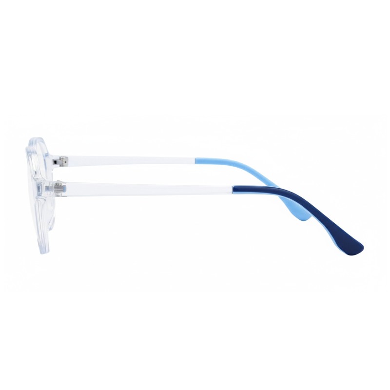 Polygon Blue Eyeglasses