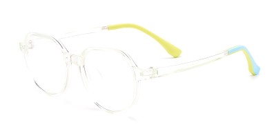 Polygon Green Eyeglasses