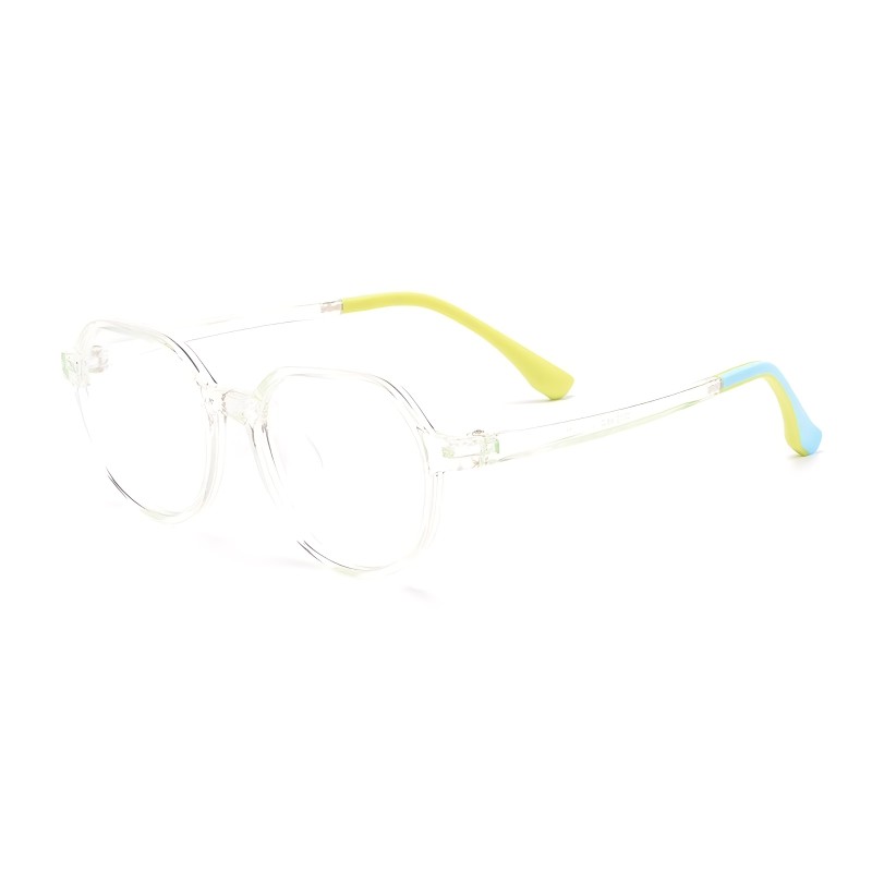 Polygon Green Eyeglasses