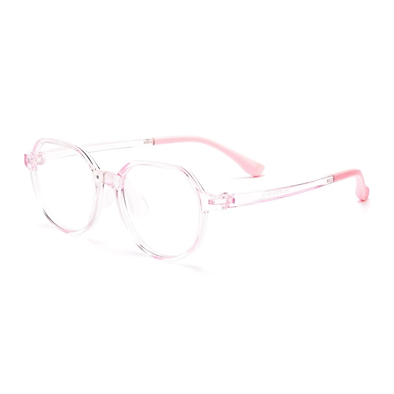 Polygon Pink Eyeglasses