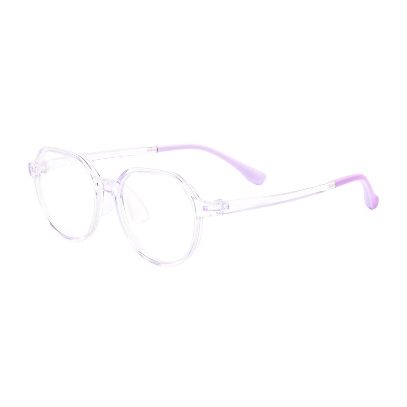 Polygon Purple Eyeglasses