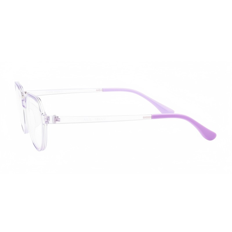 Polygon Purple Eyeglasses