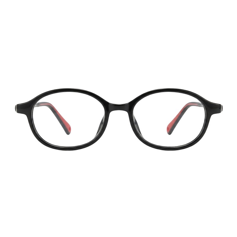 Oval Black Eyeglasses