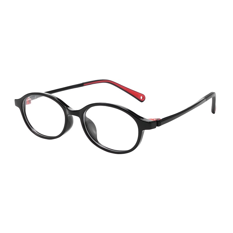Oval Black Eyeglasses