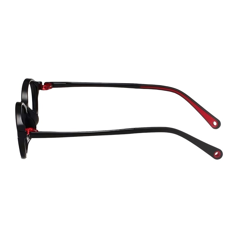 Oval Black Eyeglasses