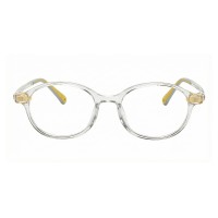 Casey - Oval Gray Eyeglasses