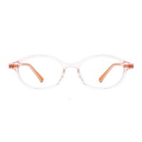 Casey - Oval Pink Eyeglasses