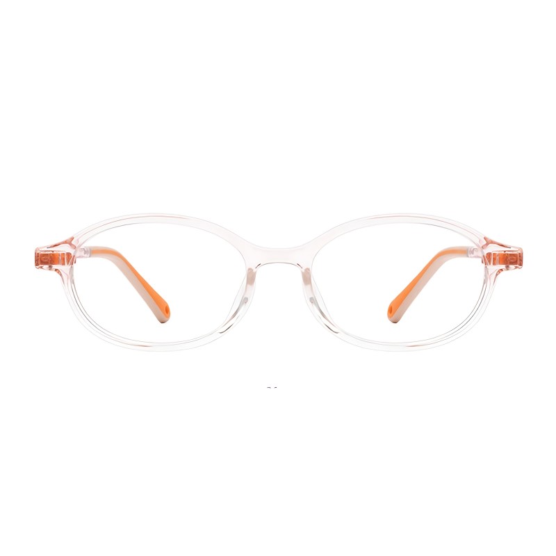 Oval Pink Eyeglasses
