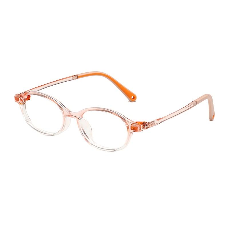 Oval Pink Eyeglasses