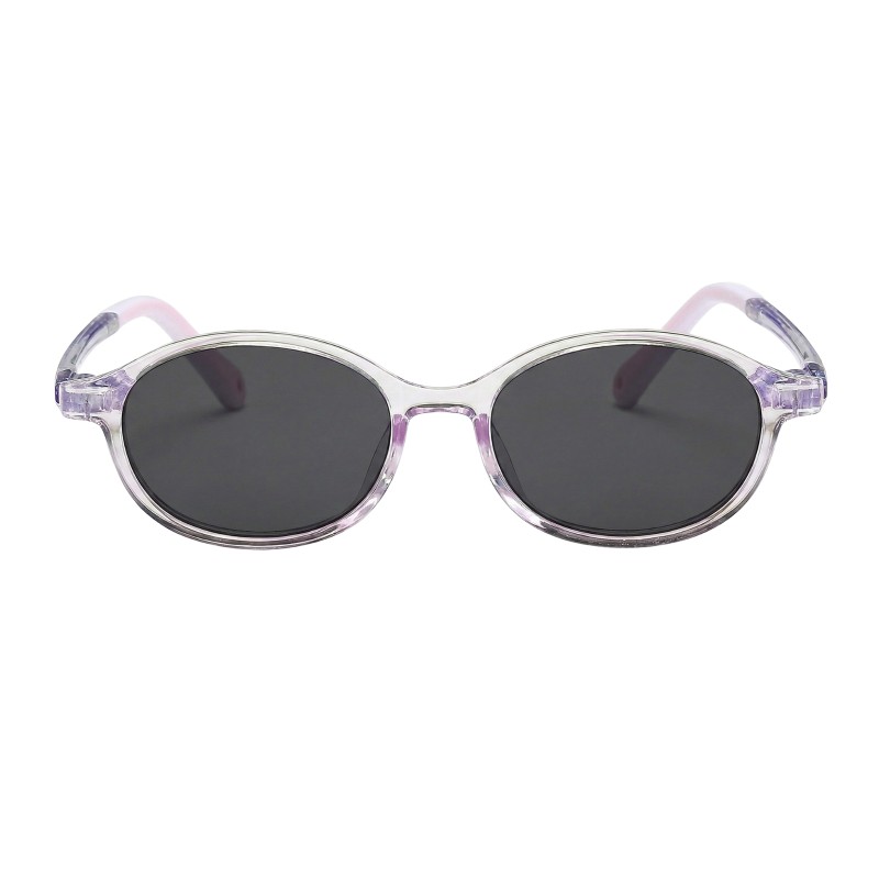 Oval Purple Eyeglasses