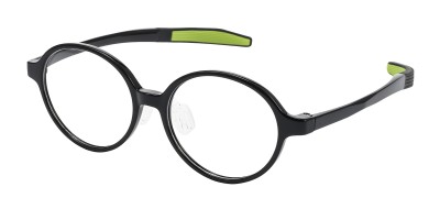 Round Black Eyeglasses
