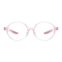 Riley - Round Pink Eyeglasses