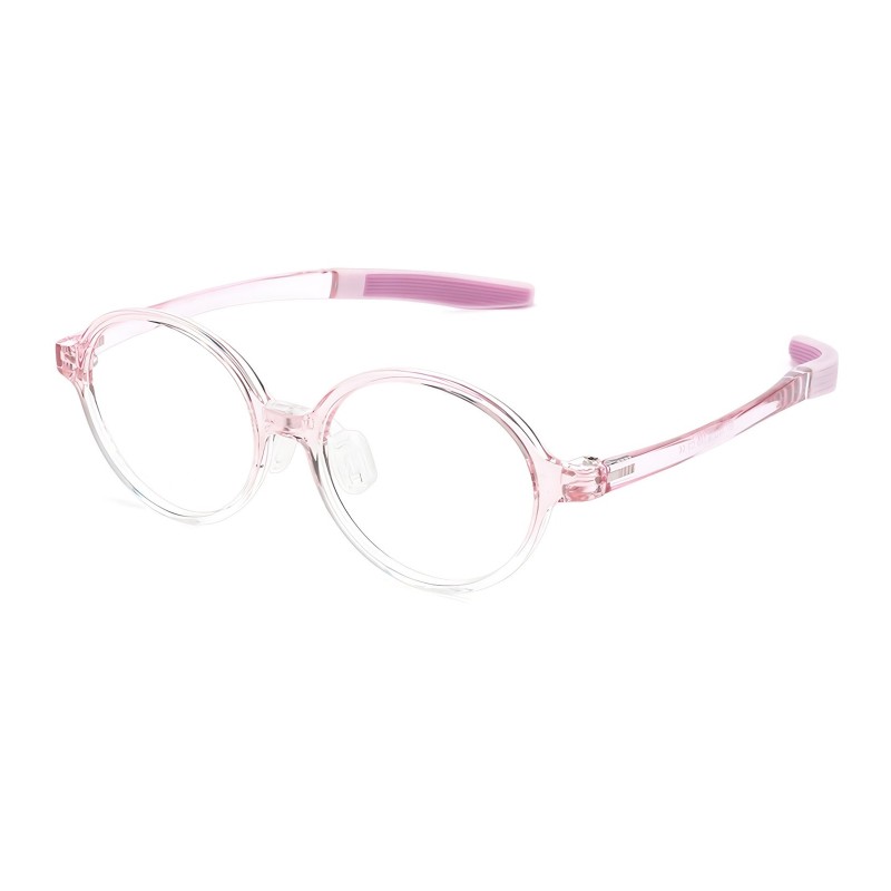 Round Pink Eyeglasses