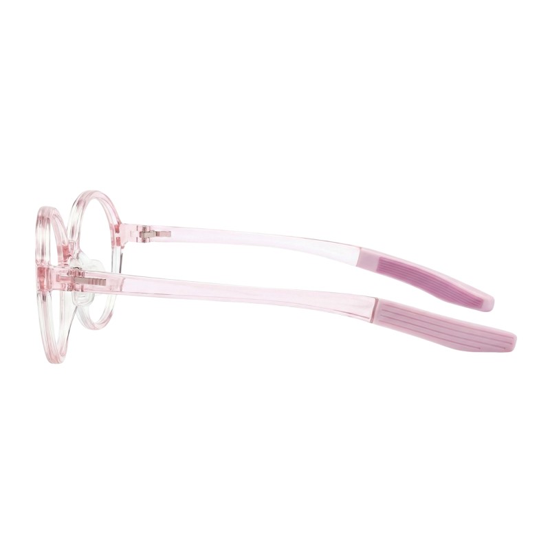 Round Pink Eyeglasses