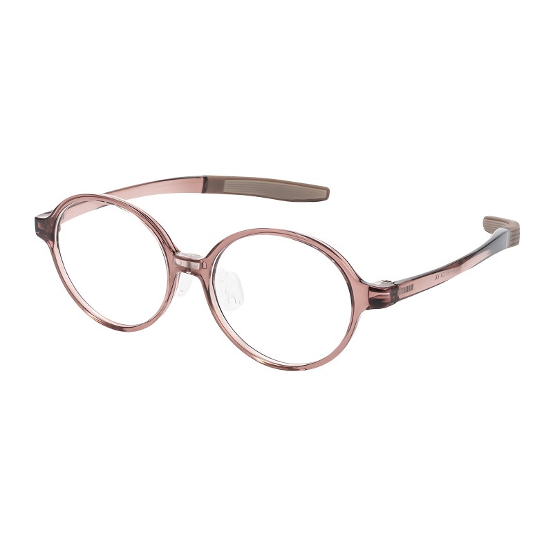 Round Brown Eyeglasses