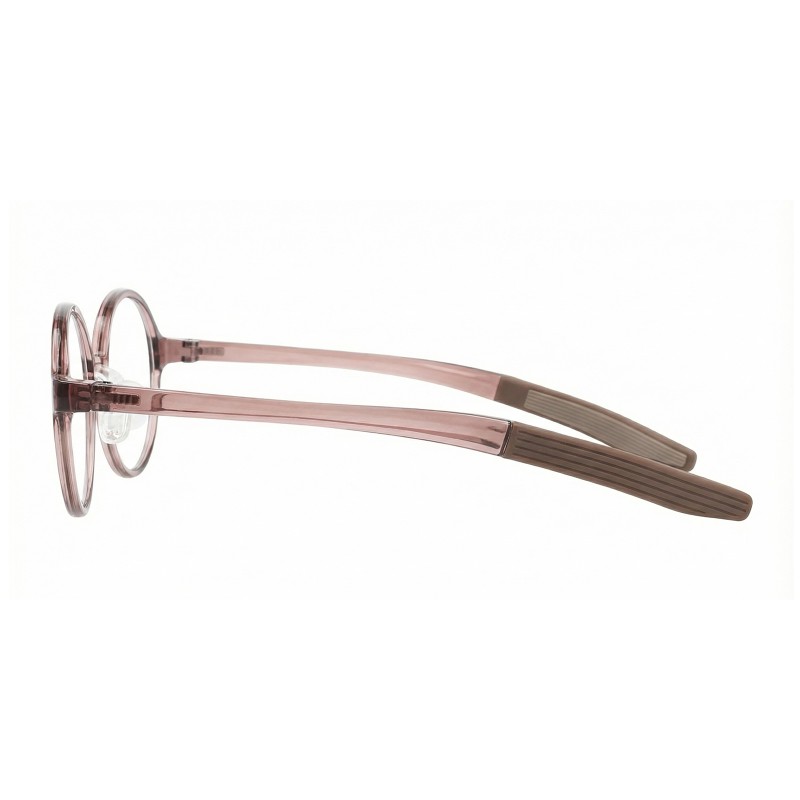 Round Brown Eyeglasses